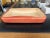 Ceramic Vintage Orange Rectangle Red Wing Pottery Bonsai Planter For Sale - Image 7 of 7