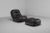 Metal Set of Tumble Chair and Ottoman by Adriano Piazzesi for Tre D, Italy, 1973 For Sale - Image 7 of 17