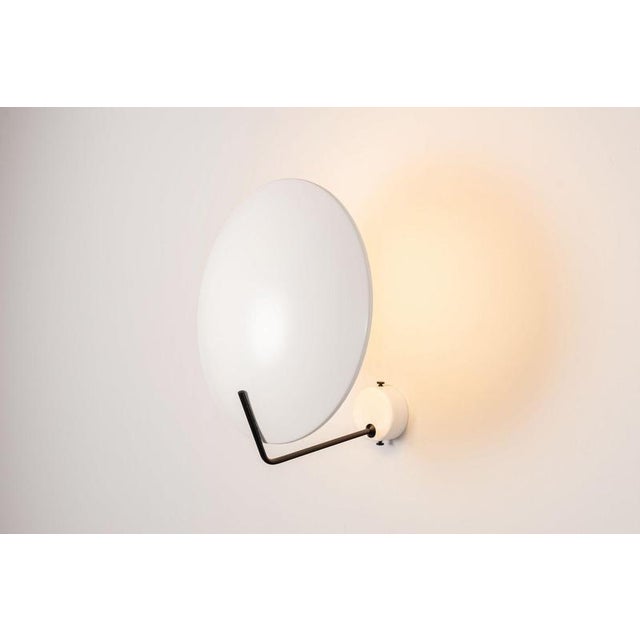 Black Model 232 Wall Sconces by Bruno Gatta for Stilnovo, Italy, 1954, Set of 2 For Sale - Image 8 of 16