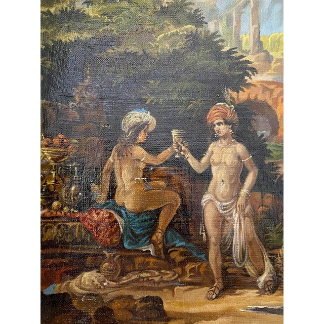 1990s 1990s Oil Painting Bathers Alexander Arkadievich Litvinov For Sale - Image 5 of 12