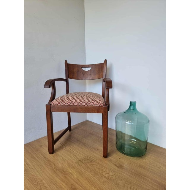 Oak Office Chair, 1950s For Sale - Image 9 of 18