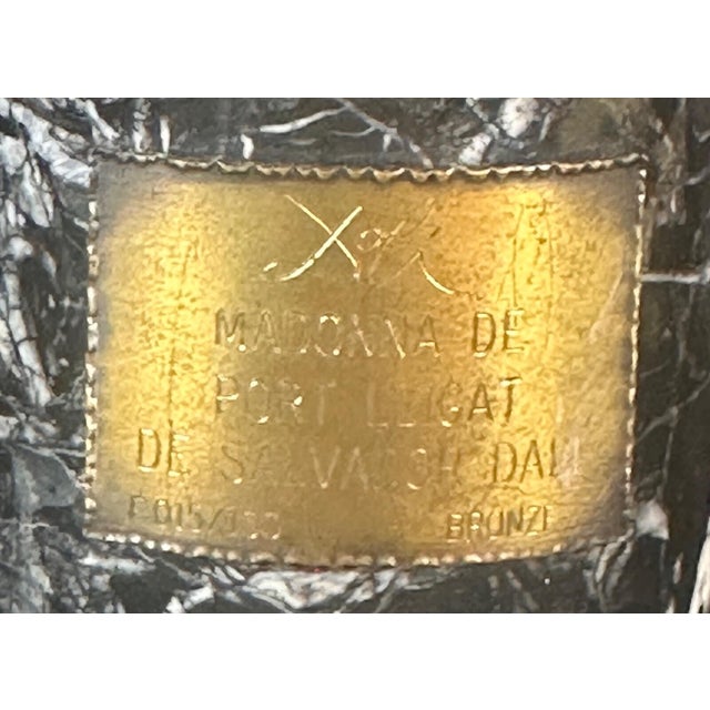 1960s 1960s Dali the Madonna of Port Lligat Bronze Sculpture Surrealism Art For Sale - Image 5 of 5