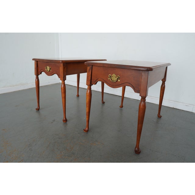1960s Vintage Enso-Gutzeit Rockport Maple End Tables For Sale - Image 4 of 13