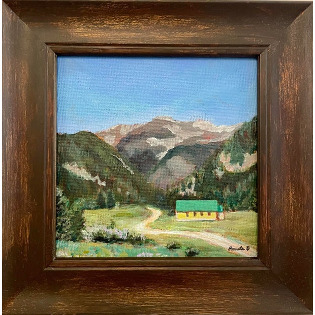 Contemporary Tolland Schoolhouse Colorado Painting – Rollins Pass Rocky Mountains Landscape For Sale