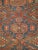 Cabin Antique Caucasian Soumak Area Rug, Handwoven Wool, Allover Geometric Pattern, Red & Blue, 5x7 For Sale - Image 3 of 8
