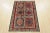 Cabin Yalameh Rug 3'5'' X 4'11'' Red Wool Vintage Tribal Hand-Knotted Oriental Carpet For Sale - Image 3 of 12