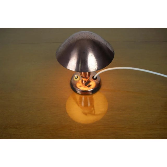 Silver Art Deco Chrome Bauhaus Table Lamps, 1930s For Sale - Image 8 of 12