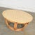 Mid 20th Century Vintage Coastal Style Coffee or End Table Round Rattan Drum Shape With Laminate Top For Sale - Image 5 of 11