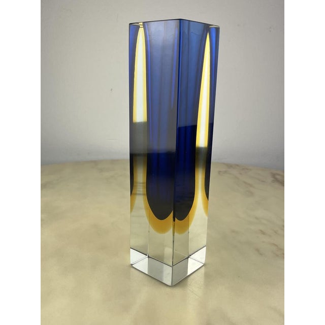 Sommerso Murano Glass Vase, Italy, 1970s For Sale - Image 4 of 14