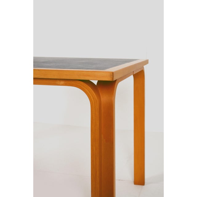 Blue Vintage Danish Table by Thygesen & Sørensen for Magnus Olesen For Sale - Image 8 of 18