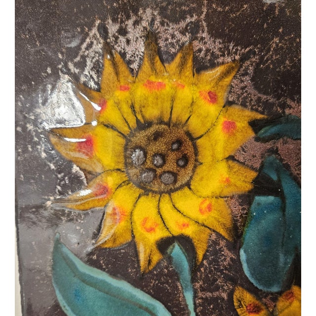 Mid 20th Century Ruscha German Ceramic Wall Tile For Sale In Charlotte - Image 6 of 11