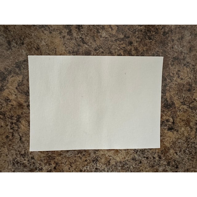 Contemporary “Sunset Row” Signed Original Watercolor Painting by Nancy Smith For Sale - Image 3 of 3