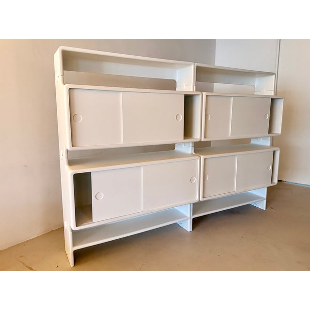 Vintage Modular Shelf by Ernest Igl for Wilhelm Werndl, 1970s, Set of 8 For Sale - Image 9 of 9