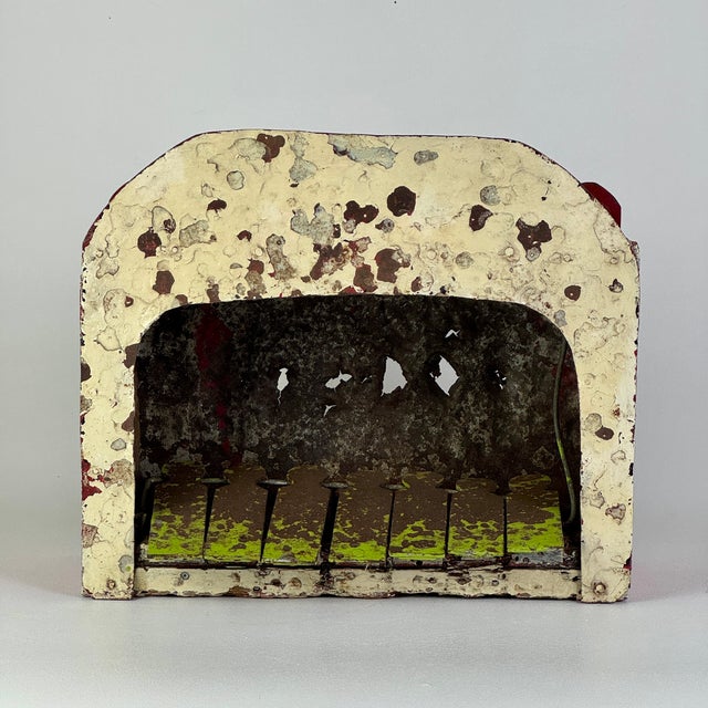 Early 20th Century Fairground/Carnival Shooting Target Wall Hung Box With 7 Figures to Knock Down For Sale - Image 4 of 12