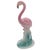 1950s 1950s Mid-Century "Meeting in Florida" Matching Ceramic Pink Flamingo Statues, Pair For Sale - Image 5 of 18