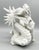 1970s Large 20th Century Blanc De Chine Fitz and Floyd Chinoiserie Dragon Figurine For Sale - Image 5 of 12