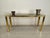 Gold-Plated Brass Console Table by Liwans, 1970s For Sale - Image 9 of 18