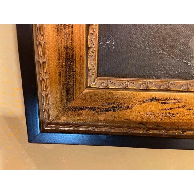 Still Life Flower Bouquet Oil on Canvas, Modern Style, Framed, 1980s For Sale - Image 10 of 12