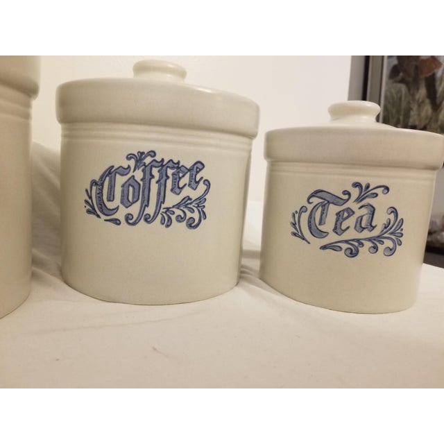 1960s Vintage Pfaltzgraff Yorktowne Stonewear Canisters Set Of 4 Chairish