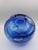 Blue William Worcester Glassworks Signed 1987 Studio Art Glass Vase Cobalt Blue For Sale - Image 8 of 13