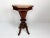 Antique Inlaid Chess Trumpet Sewing Table For Sale - Image 4 of 15