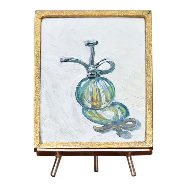 1:12 Scale Original Oil on Canvas on Wood Panel Plant Mister For Sale