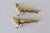 Vintage Italian Decorative Sculptural Goldtone Male Female Pheasants Mid Century-a Pair For Sale - Image 4 of 16