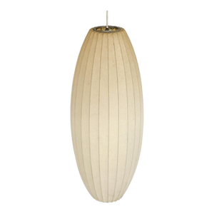 1960's Large Cigar Bubble Pendant Light by George Nelson for Howard Miller Clock Company