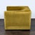 Mid-Century Modern Freestyle Collection Mid-Century Modern Mustard Velvet Lounge Chair For Sale - Image 3 of 8
