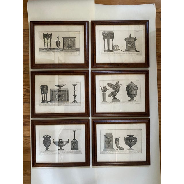 Framed Copper Plate Engravings Antique Prints Set of 6 Chairish