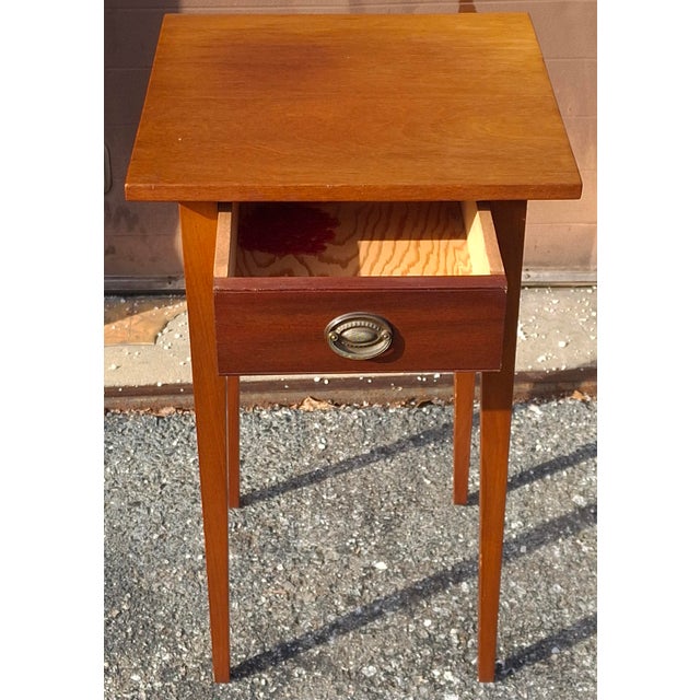 Mid 20th Century American Federal Style Mahogany Single Drawer Side Table For Sale In Washington DC - Image 6 of 11