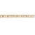 Contemporary 14K Yellow Gold Round and Baguette-Cut Diamond Bracelet (2.00 cttw, H-I Color, SI2-I1 Clarity) For Sale - Image 3 of 4