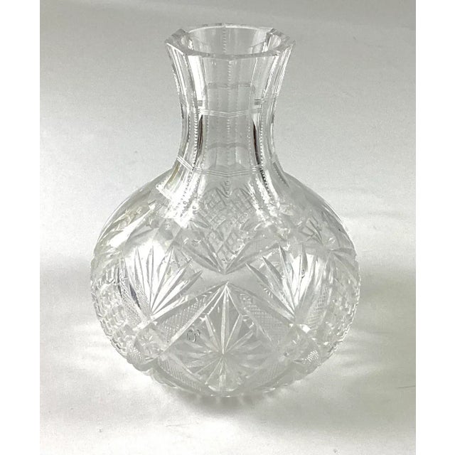 Late 19th Century Late 19th Century Brilliant Period Cut Glass Carafe For Sale - Image 5 of 5