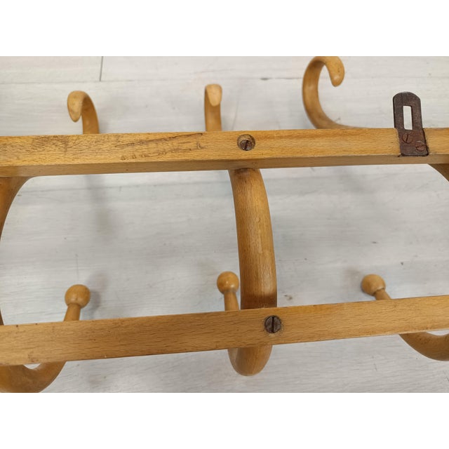 Wall-Mounted Coat Rack by Thonet, 1890s For Sale - Image 14 of 15