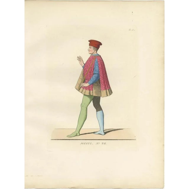 Renaissance Portraits of the Lord of Rimini and Vitelleschi and Duchess, 1845, Paper, Set of 3 For Sale - Image 6 of 10