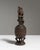 20th Century Dark Brown African Hand-Carved Lidded Vessel with Caryatid Figures For Sale - Image 12 of 15