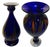Blue Signed Cobalt Blue Art Glass Vases - A Pair For Sale - Image 8 of 12