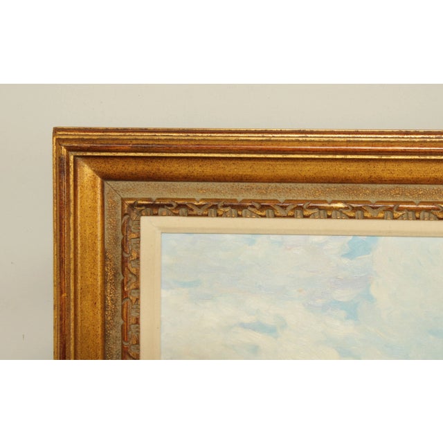 1990s Late 20th C. Impressionist Style 'Paris' Street Scene by George Malva For Sale - Image 5 of 13