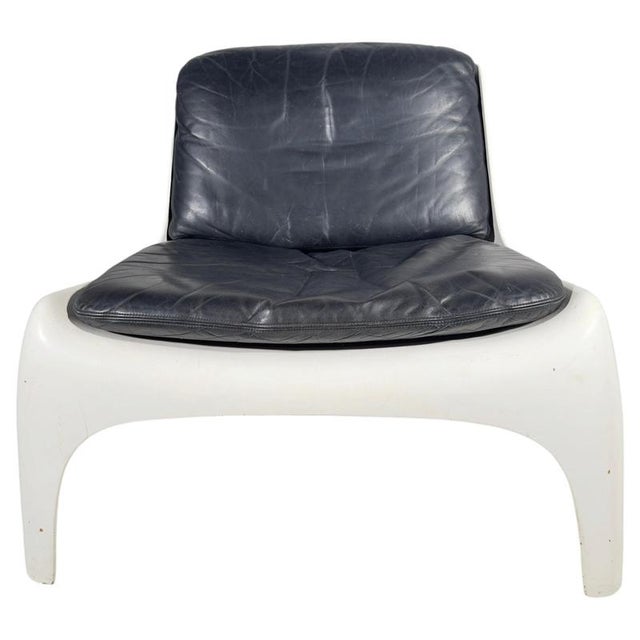 1960s Vintage Space Age Fiberglass Lounge Chairs by Carl Straub, 1968, Set of 2 For Sale - Image 5 of 12