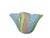 Glass Art Glass Ruffled Decorative Bowl For Sale - Image 7 of 12