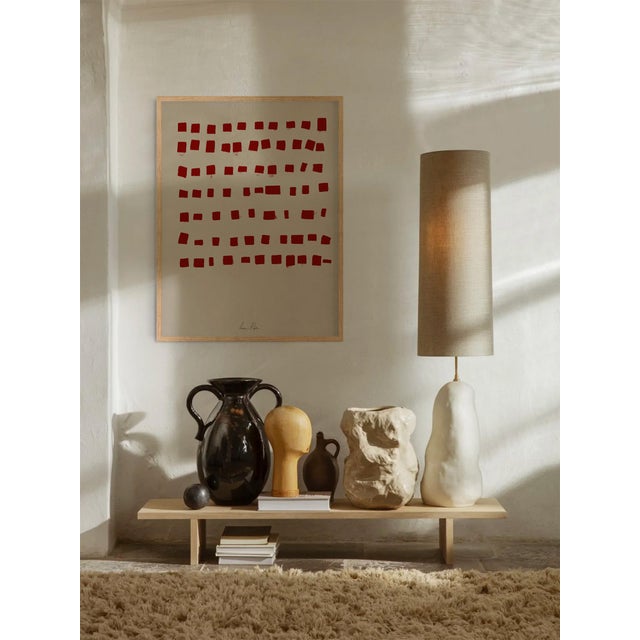 Contemporary Abstract Red Composition Giclee Print For Sale - Image 4 of 5