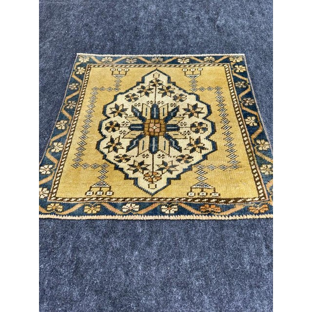 Turkish Yastik Rug 1'10" x 1'9" #24206 Explore a curated collection of hallway runners, wool rugs, and handmade...