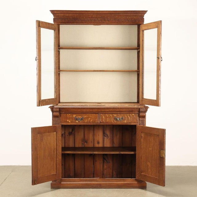 Oak Display Credenza, France, Early 20th Century For Sale - Image 3 of 13