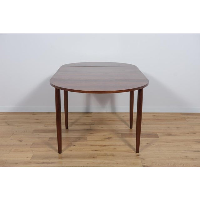 Mid-Century Danish Extendable Rosewood Dining Table, 1960s For Sale - Image 16 of 18