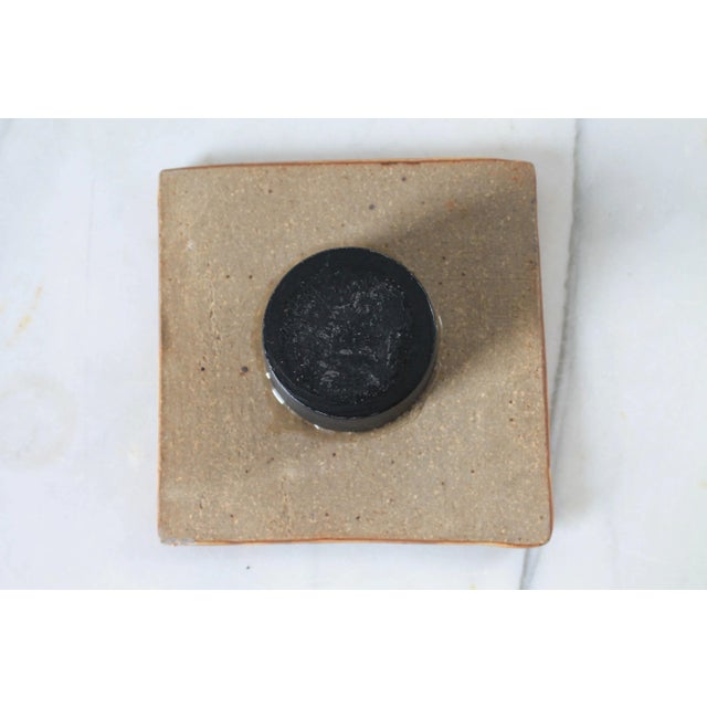 Mid 20th Century Vintage Studio Art Pottery Flower Frog For Sale - Image 5 of 5