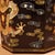 Wood Vintage Hand-Painted Gilt Black Lacquer Hexagonal Brush Pot With Dragon Motif For Sale - Image 7 of 9