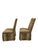 Vintage Henredon Style High-Back Skirted Side Chairs – Pair For Sale In Chicago - Image 6 of 11