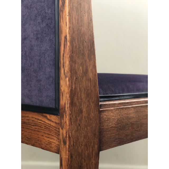 Set of 4 Art Deco Haagse School Dining Chair Frits Spanjaard 1930s For Sale - Image 6 of 12