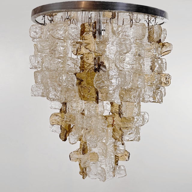 Vintage Murano Glass Ceiling Light, 1960s For Sale - Image 11 of 11