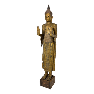 Antique 18th Century Late Ayutthaya Period Siamese Buddha